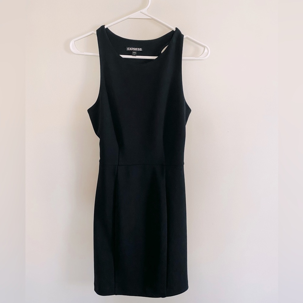 Express Little Black Dress with Open Back